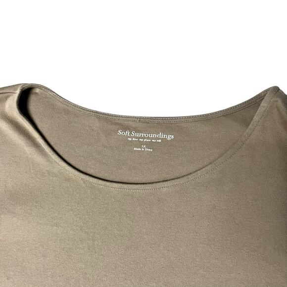 Soft Surroundings Long Sleeve Sweater Tunic Dress 1X (2788) - Picture 4 of 6